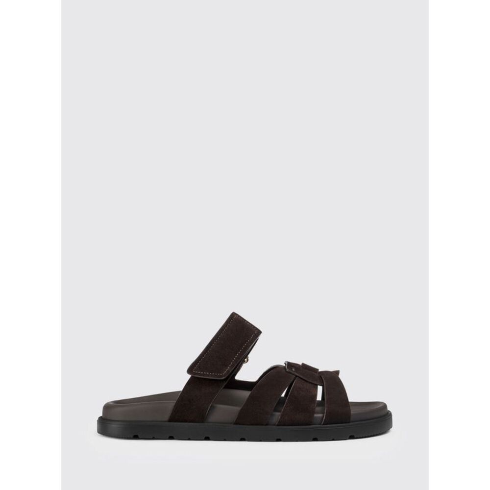 Doucal's Heeled Sandal Woman Mahogany